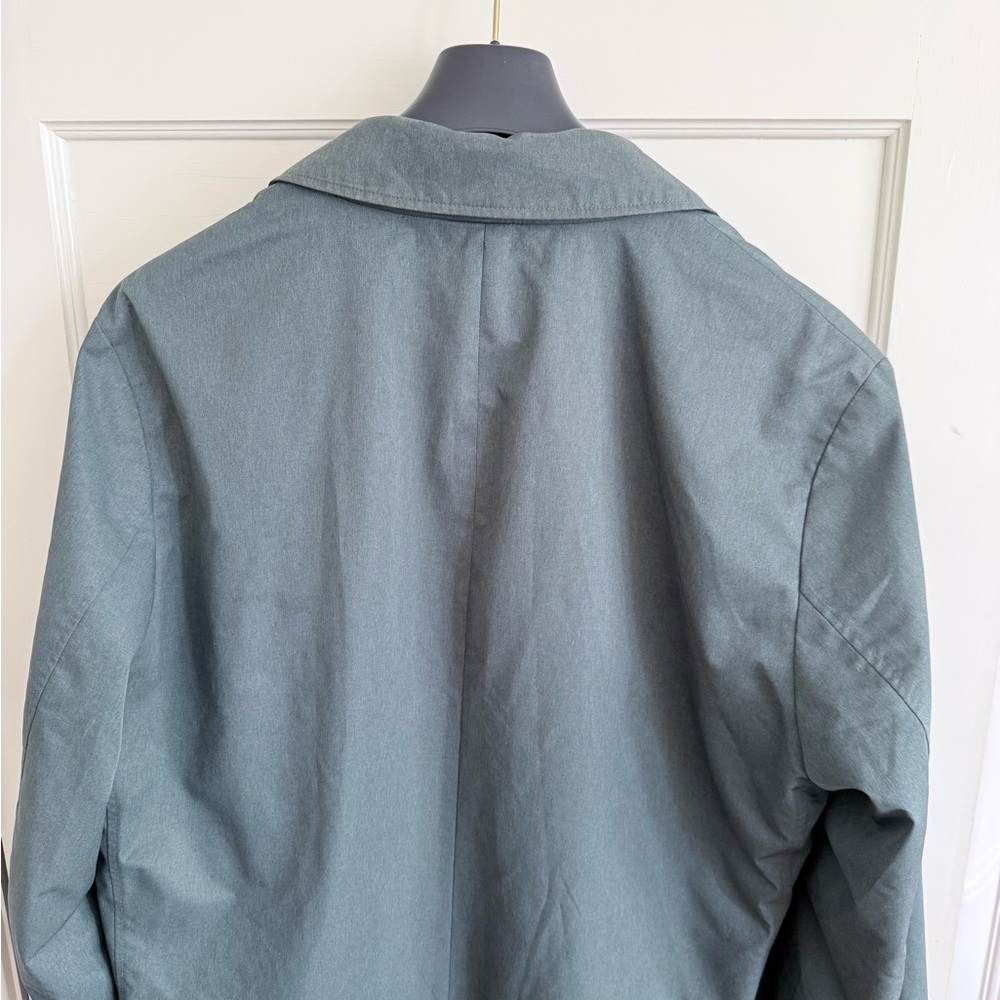 Brooks Brothers Teal Trench Coat - Picture 6 of 10